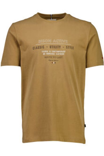 Hovedbilde Bison O-neck Tee 80-400142 - varm sand