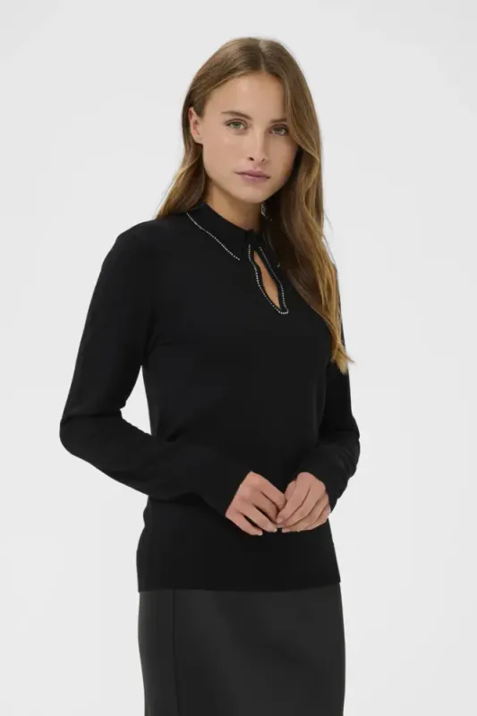 Hovedbilde KAJada Polo Pullover 10510900 - Black Deep 100121