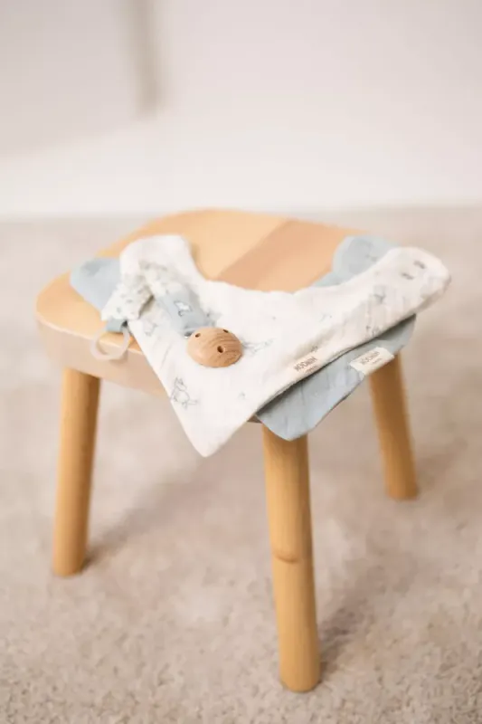 Hovedbilde Moomin Bandana Bib 2 pk 6914 - Lys Blå/Hvit