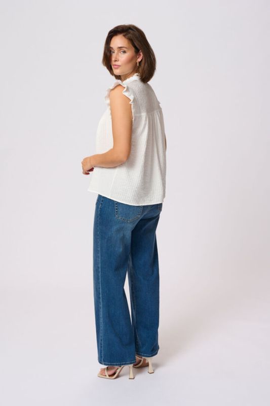 Bilde av Kaffe Kaliany Blouse 10509993 - Chalk 110602