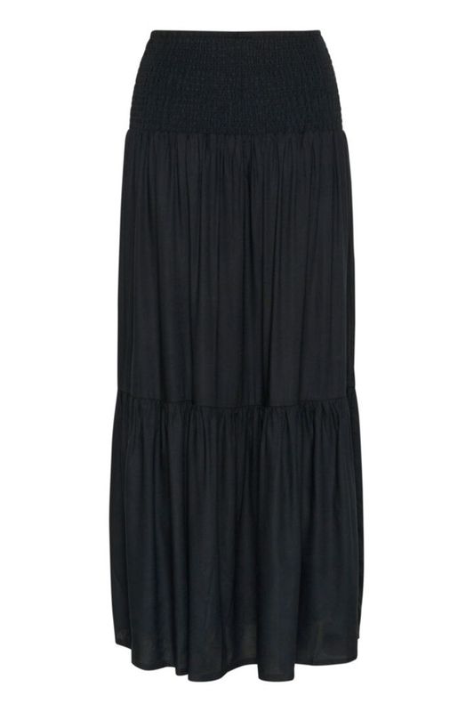 Hovedbilde Kaffe Maxi Smock Skirt 10508816 - Black Deep 100121