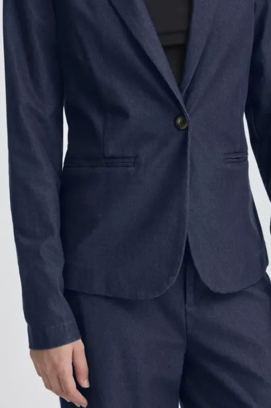 Hovedbilde IHKATE Blazer 20122944 - Dark Blue Denim 900000556