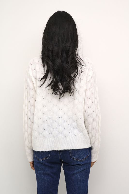 Hovedbilde KAMalene Cardigan 10508764 - Chalk Melange 1106021