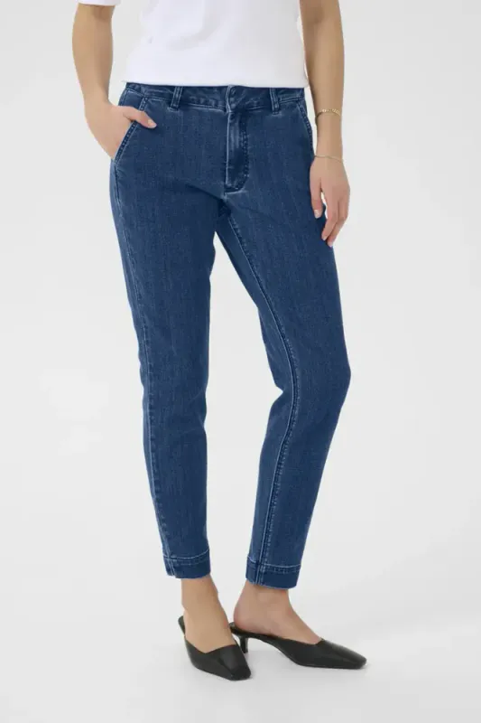 Hovedbilde Kalea jeans 7/8 10509347 - 102272 medium Blue denim