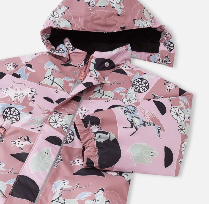 REIMA TEC Puhuri Moomin Vinterdress 5100116M - Rose Blush 1128