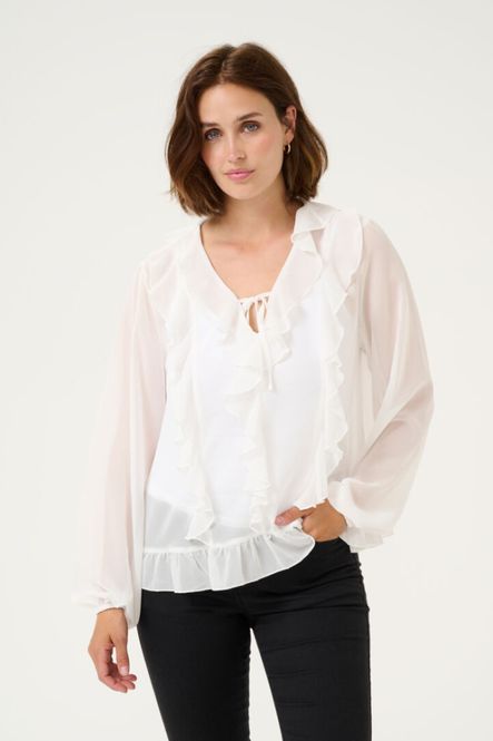 Hovedbilde KANinna Blouse 10509268 - Chalk 106482