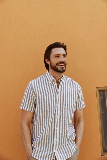 Hovedbilde FQ1924 Linen Shirt 21900750 - Rain Drum 190916