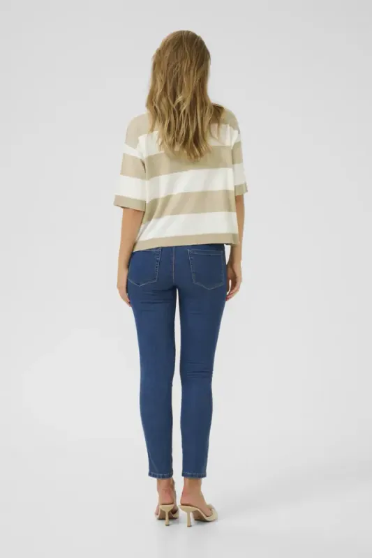 Hovedbilde KAlizza Polo Knit 10509932 - Feather Gray Melange 107548