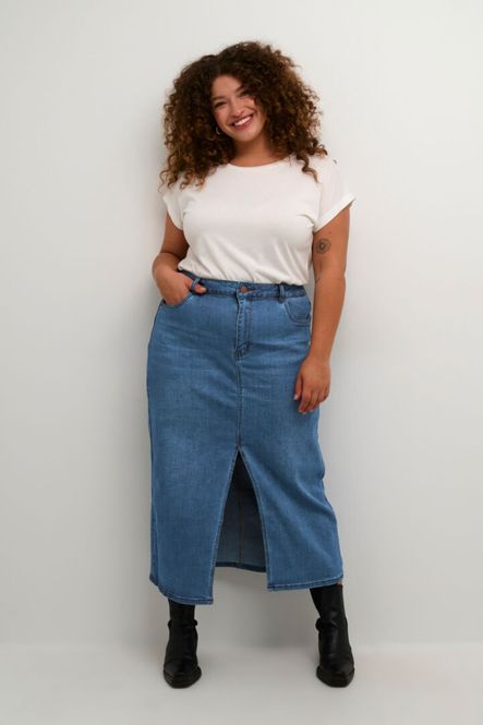 Hovedbilde KAsinem HW Denim Skirt 10508064 - Medium Blue ...