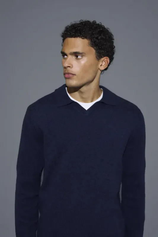 Blend Branko Wool Knit 20720127 - Dark Blue 1940111