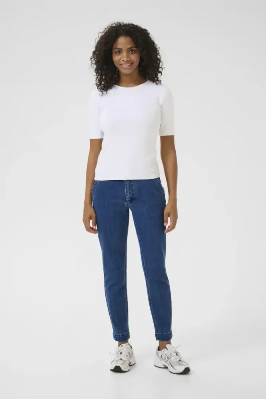 Hovedbilde Kalea jeans 7/8 10509347 - 102272 medium Blue denim