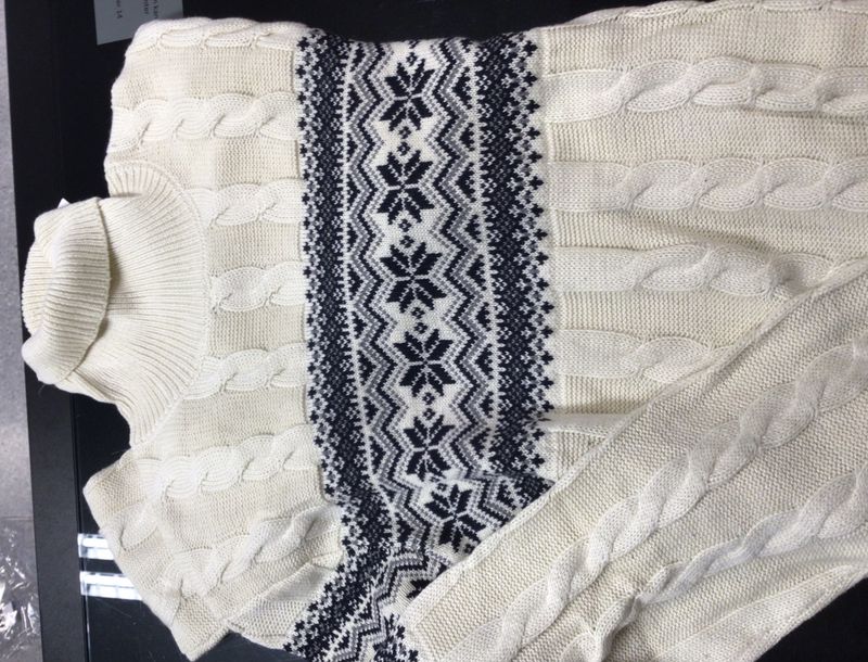 Hovedbilde Jacquard roll-neck 30-805056A - Ecru