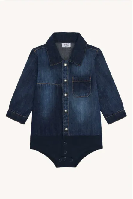 Hovedbilde H&C Bertil Denim Skjortebody 31207 - Blue Denim ...