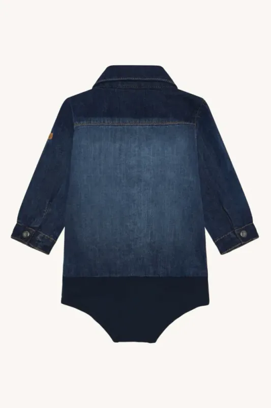 Hovedbilde H&C Bertil Denim Skjortebody 31207 - Blue Denim 57