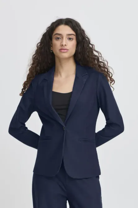 Hovedbilde IHKATE Blazer 20122944 - Dark Blue Denim ...