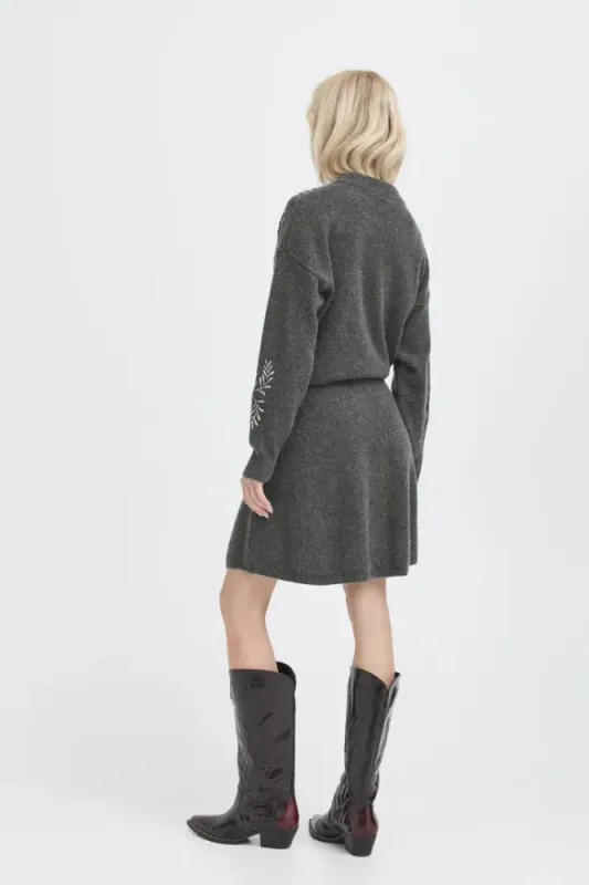 Hovedbilde BYMagge Knit Skirt 20818158 - Dark Grey 200456