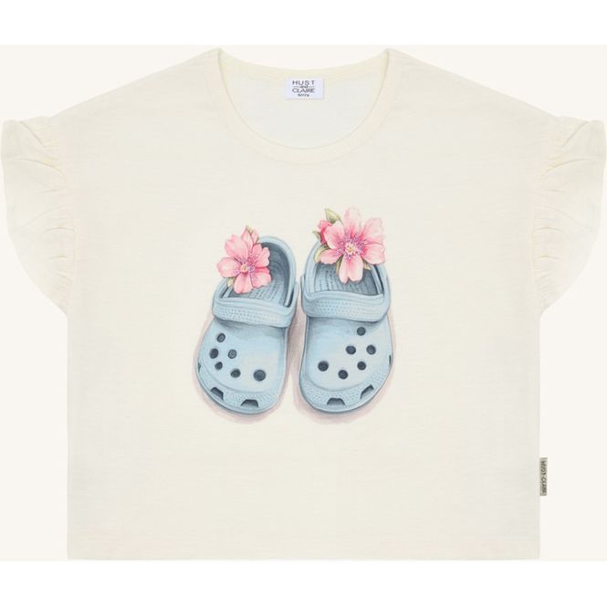 Hovedbilde H&C Alma Sandals T-shirt 12475 - Ivory 3270