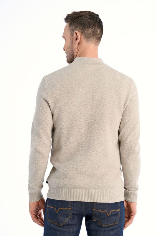 Jack´s Zip neck knit 3-831055 - Sand