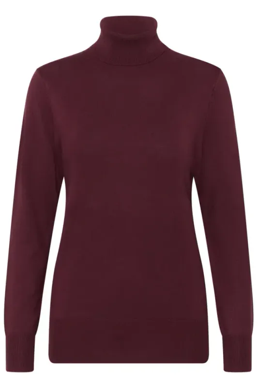 Hovedbilde Astrid Roll Neck 500023 - Windsor Wine 191528