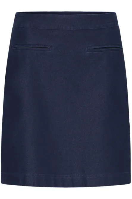 Hovedbilde IHKATE Skirt 20124732 - Dark Blue Denim 900000556