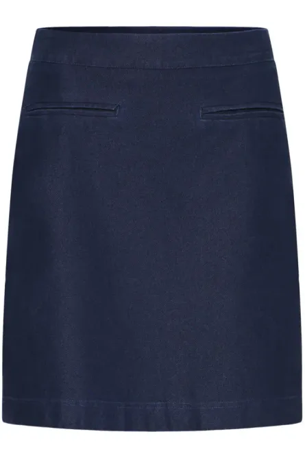 Hovedbilde IHKATE Skirt 20124732 - Dark Blue Denim 900000556