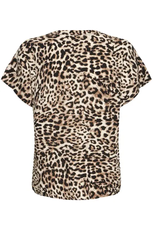 Hovedbilde BYMmjoella V-neck Top 20816529 - Birch Leopard 204522