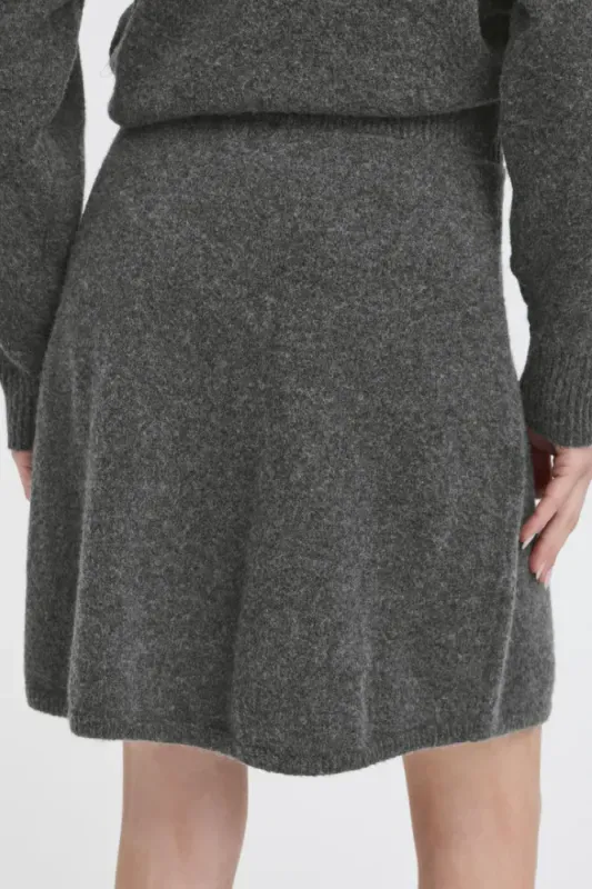 Hovedbilde BYMagge Knit Skirt 20818158 - Dark Grey 200456