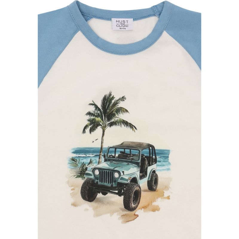 H&C Anton Jeep T-shirt 11117 - Ivory 3270